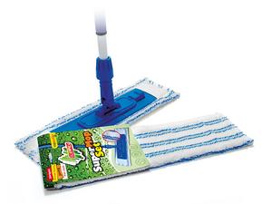 Mop plochý s mikrovláknom 40 cm SUPER s teleskopickou rúčkou - Plastobal
