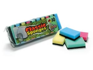 Špongia na riad CLASSIC 10ks (8x5x2,5 cm)  - Plastobal