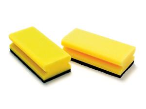 Špongia tvarovaná MAXI žltočierna/modrá 5ks balenie / HU2162 - Plastobal