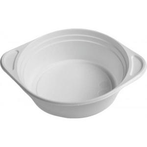 Miska (PP) s uškami biela 500ml [100 ks] - Plastobal