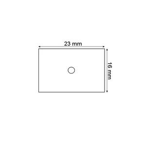Etikety 16x23 pre1623 cenovka biela - Plastobal