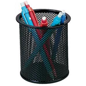 Drôtený stojan na perá 90x100mm čierny - Plastobal