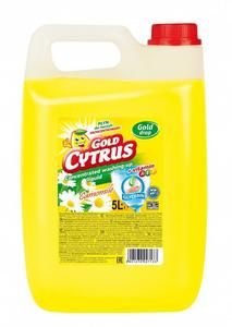 GOLD CYTRUS harmanček 5 L, prostriedok na umývanie riadu - Plastobal