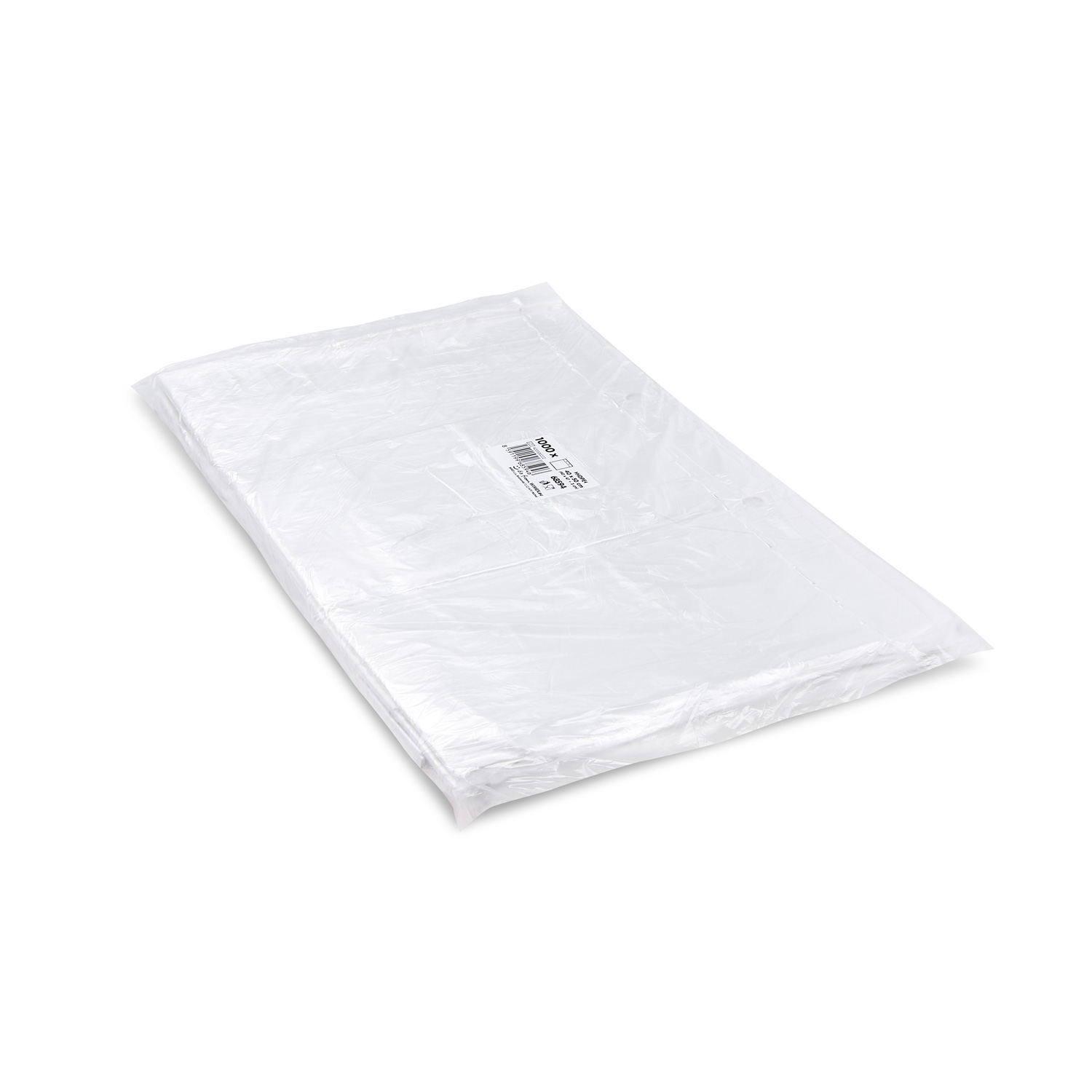 Prírez (HDPE) transparentný 40 x 50 cm v bloku [1000 ks] - Plastobal