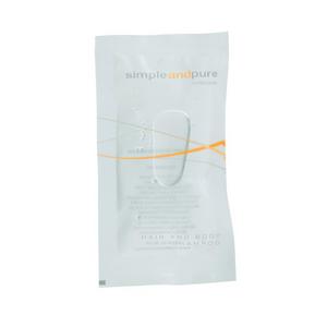 Hotel Simple and pure vlasový a telový šampón v sáčku 10ml 1ks - Plastobal