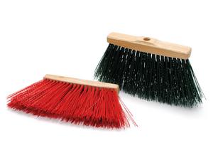 Metla priemyselná 25cm  s dlhým vlasom, so závitom - Plastobal
