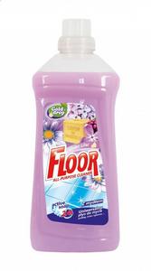 FLOOR ružový orgován 1L, univerzálny prípravom s mydlom na všetky povrchy - Plastobal