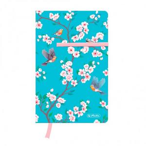 Zápisník Herlitz Ladylike A5 štvorčekový Vtáci - Plastobal
