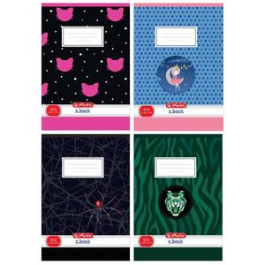 Zošit Herlitz 513 A5 linakový 70g/m2 mix motívov - Plastobal