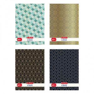 Zošit Herlitz A4 40 listov linajkový 3D UV Art deco mix motívov - Plastobal