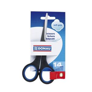 Nožnice DONAU Soft grip 14cm modré - Plastobal