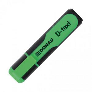 Zvýrazňovač DONAU D-text zelený - Plastobal