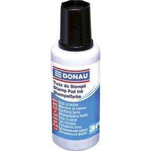 Pečiatková farba DONAU čierna 30ml - Plastobal
