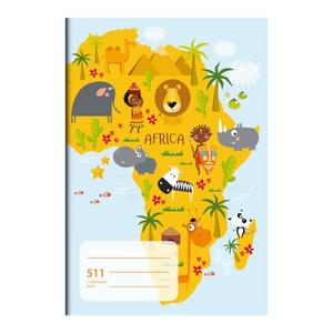 Zošit 511 s pomocnou linajkou A5 - Školské zošity | ***