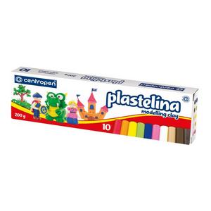 Plastelína CENTROPEN 10farieb 200g - Plastobal
