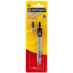 Kružidlo Centropen 9591 kovové v blistri - Plastobal