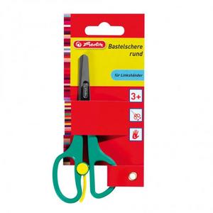 Nožnice Herlitz stredné guľaté 13cm pre ľavákov mix farieb - Plastobal