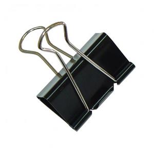 Klipy na dokumenty Office Products 25mm čierne - Plastobal