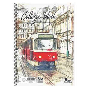 Blok College Notes A5 50 listov linajkový - Plastobal