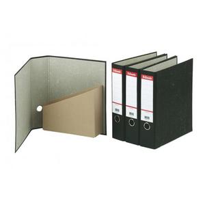 Zakladač Esselte Mramor archívny 8cm čierny - Plastobal