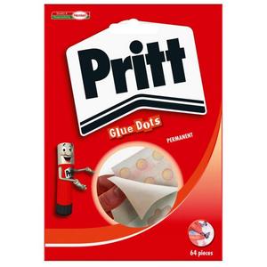 Lepiace bodky Pritt permanentné 64ks - Plastobal