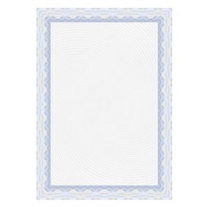 Certifikačný papier APLI A4 modrý 115g 25 hárkov - Plastobal
