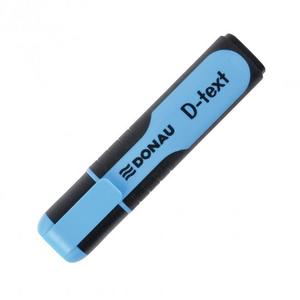 Zvýrazňovač DONAU D-text modrý - Plastobal