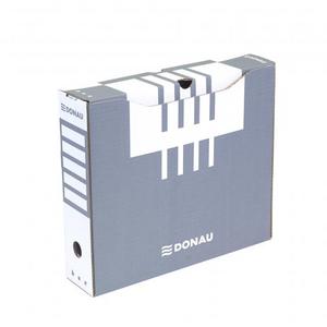 Archívny box DONAU 80mm sivý - Plastobal
