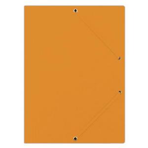 Prešpánový obal s gumičkou DONAU oranžový - Plastobal