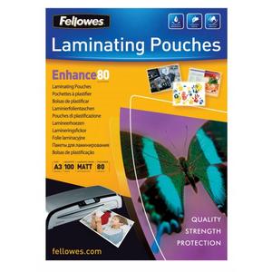 Laminovacie fólie Fellowes 303x426 A3 80mic matné - Plastobal