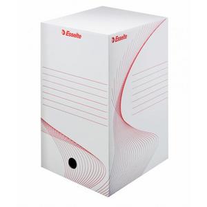 Archívny box Esselte 200mm biely/červený - Plastobal