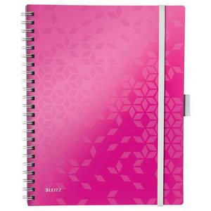 Blok poznámkový linajkový mobilný Leitz WOW A4 ružový - Plastobal