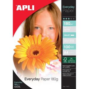 Fotopapier APLI A4 Everyday 180g 100 hárkov - Plastobal