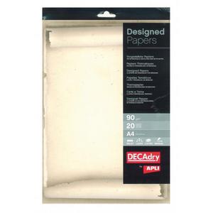 Ilustračný papier Pergamen sivohnedý 90g 20 hárkov - Plastobal