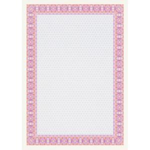 Certifikačný papier APLI A4 ružový 115g 25 hárkov - Plastobal