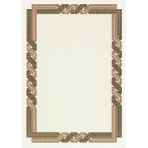 Certifikačný papier APLI A4 hnedý 115g 25 hárkov - Plastobal