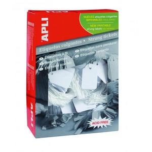 Identifikačný štítok s cvernou 7x19mm APLI 1000ks - Plastobal