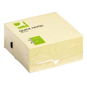Bloček kocka Q-CONNECT 76x76mm 400l žltá - Plastobal