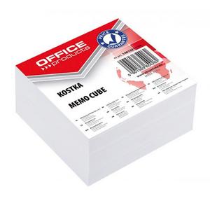 Blok kocka nelepená 85x85x40mm biela - Plastobal