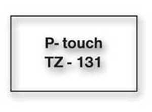 Samolepiaca páska Brother TZe-131 12mm priehľadná/čierna - Plastobal