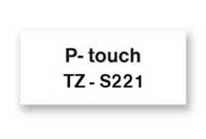 Samolepiaca páska Brother TZe-S221 9mm biela/čierna - Plastobal