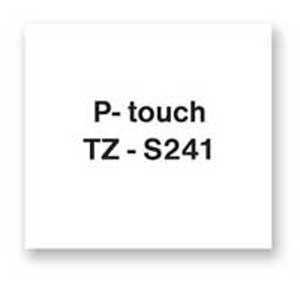 Samolepiaca páska Brother TZe-S241 18mm biela/čierna - Plastobal
