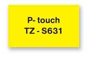 Samolepiaca páska Brother TZe-S631 12mm žltá/čierna - Plastobal