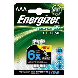 Batéria Energizer dobíjateľná AAA-HR03/2ks 800mAh mikrotužková - Plastobal