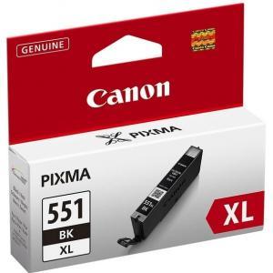 Atramentová náplň Canon CLI-551 BK pre MG 5450/6350/iP7250 black XL (500 str.) - Plastobal