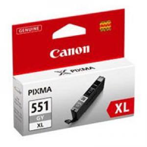 Atramentová náplň Canon CLI-551 GY pre MG 5450/6350/iP7250 grey XL (500 str.) - Plastobal