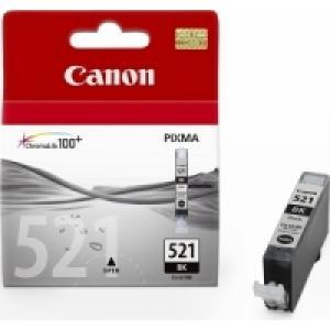 Atramentová náplň Canon CLI-521 pre MP 540/620/630/980/iP 3600/4600 black (460 str.) - Plastobal