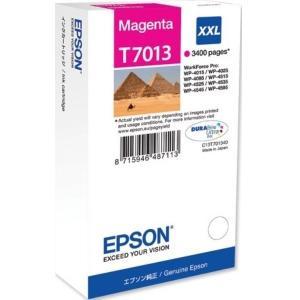 Atramentová náplň Epson T7013 magenta XXL C13T701340 pre WP4000/WP4500 (3.400 str.) - Plastobal