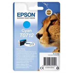 Atramentová náplň Epson T07124011 cyan pre D78/DX4000/4050/5000/5050/6000 (5,5 ml) - Plastobal