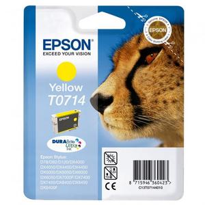 Atramentová náplň Epson T07144011 yellow pre D78/DX4000/4050/5000/5050/6000 (5,5 ml) - Plastobal